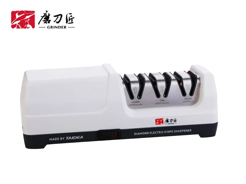 3-stegs elektrisk knivslipare